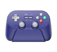 8BitDo Pro 3 Bluetooth Controller for Switch/Switch 2 - TMR Joysticks, Swappable ABXY Buttons, Pro Back Buttons, Charging Dock, Hall Effect Triggers, for Windows, Apple, SteamOS, Android - Purple