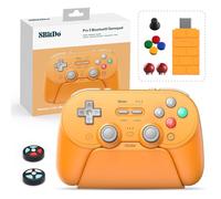 8bitdo Pro 3 Bluetooth Controller with TMR Joysticks, Interchangeable ABXY Buttons, Pro Backbuttons, Charging Station, Hall Effect Triggers for Switch/Switch 2, Windows, Apple, SteamOS, Android