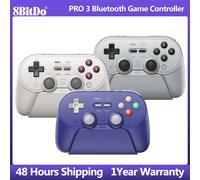 8BitDo Pro 3 Bluetooth Game Controller Wireless Gamepad with TMR Joysticks for NS Nintendo Switch 2,PC Windows,ANDROID,iOS Purple