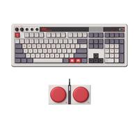 8Bitdo Retro 108 Mechanical Keyboard with 108 Keys and Integrated Numpad, Bluetooth/2.4G/USB-C Hot Swappable Wireless Gaming Keyboard for Windows and Android - ANSI US layout - N Edition