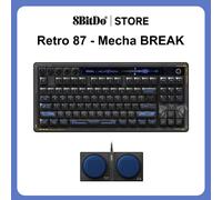 8BitDo Retro 87 Mechanical Keyboard - MechaBREAK, Bluetooth/2.4G/USB-C Hot Swappable Gaming Keyboard for Windows Android MechaBREAK
