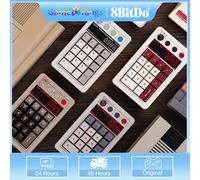 8BitDo Retro Mechanical Keyboard Bluetooth Gaming Keyboard with 18 Keys Dual Super Programmable Buttons for Windows and Android Fami Edition