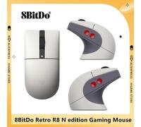 8BitDo Retro R8 Gaming Mouse N edition Wireless with Charging Dock Gaming Accessories Bluetooth Wireless 2.4G Wired USB N edition