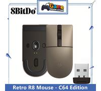 8BitDo Retro R8 Mouse - C64 Edition Connectivity Bluetooth LE5.3 Wireless 2.4G Gaming mouse Gaming accessories FOR C64 Edition