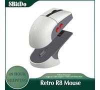 8BitDo Retro R8 Wireless Gaming Mouse N edition,Bluetooth/2.4G/Wired,Gaming Accessories with Charging Dock Programmable Buttons Xbox Edition