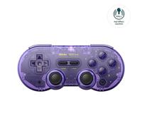8Bitdo SN30 Pro Bluetooth Controller, Hall Effect Joystick(Crystal Purple) | Compatible with Switch 2, Switch, Apple, Windows, Steam Deck, Android and Raspberry Pi