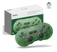 8Bitdo SN30 PRO Bluetooth Game Controller Compatible with Switch PC, Update Hall Effect Joystick Wireless Gamepad for PC, Windows, Android, macOS, Steam, Raspberry Pi (Transparency Green)