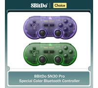 8BitDo SN30 Pro Game Controller for Nintendo Switch Android MacOS Steam Windows PC Joystick Wireless Bluetooth Gamepad Purple