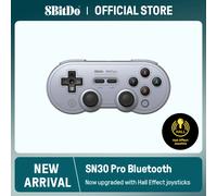 8BitDo SN30 Pro Wireless Bluetooth Gamepad with Hall Effect for Switch 2, 1 , PC, Windows 10, 11, Steam Deck, Android, macOS Gray(Hall)