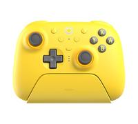 8Bitdo Ultimate 2 Bluetooth Controller for Switch/Switch 2 & Windows PC, Switch Pro Controller with TMR Joysticks, Switchable Hall Effect/Tactile Triggers, Vibration and Motion Control -Yellow