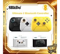 8BitDo Ultimate 2 Bluetooth Controller With Charging Dock Gamepad For Nintendo Switch/Windows 10/Steam Deck BLACK