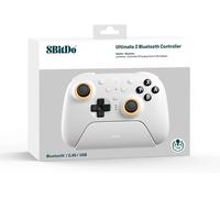 8BitDo Ultimate 2 Bluetooth - Switch 1 & 2 / PC Windows - White Edition