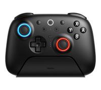 8BitDo Ultimate 2 Bluetooth Controller for Switch & Windows PC, Switch Pro Controller with TMR Joysticks, Switchable Hall Effect/Tactile Triggers, Vibration and Motion Control, RGB Fire Ring, Black