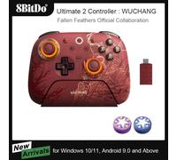 8BitDo Ultimate 2 Wireless Controller WUCHANG: Fallen Feathers for Windows & Android, with TMR Joysticks, 8Speed Tech Gamepad WuChang