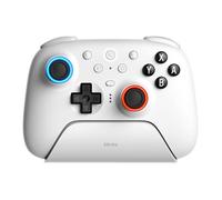 8BitDo Ultimate 2 Bluetooth Controller for Switch & Windows PC, Switch Pro Controller with TMR Joysticks, Switchable Hall Effect/Tactile Triggers, Vibration and Motion Control, RGB Fire Ring, White