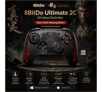 8BitDo Ultimate 2C Black Myth Wukong Wireless Gaming Controller with Hall Effect Triggers&Joysticks for PC,Windows 10,11,Android WuKong Wired