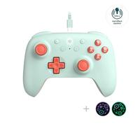 8Bitdo Ultimate 2C Hall Effect Joysticks and Hall Triggers Wired Controller for Windows PC and Android, with Remappable L4/R4 Bumpers, Turbo function & Rumble vibration (Mint)