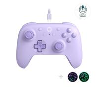 8Bitdo Ultimate 2C Hall Effect Joysticks and Hall Triggers Wired Controller for Windows PC and Android, with Remappable L4/R4 Bumpers, Turbo function & Rumble vibration (Purple)