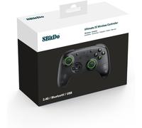 8BitDo Ultimate 2C Wireless Controller for Windows PC and Android, with 1000 Hz Polling Rate, Hall Effect Joysticks and Triggers, and Remappable L4/R4 Bumpers (Transparent Black)