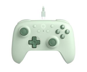 8Bitdo Ultimate 2C Wired Controller for Windows PC and Android, with 1000Hz Polling Rate, Hall Effect Joysticks and Hall Triggers, and Remappable L4/R4 Bumpers (Green)