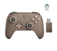 8Bitdo Ultimate 2C Wireless Controller for Windows PC and Android, with 1000Hz Polling Rate, Hall Effect Joysticks and Hall Triggers, and Remappable L4/R4 Bumpers, Turbo Function (Brownie)