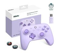 8Bitdo Ultimate 2C Wireless Controller for Windows PC and Android, with 1000Hz Polling Rate, Hall Effect Joysticks and Hall Triggers, and Remappable L4/R4 Bumpers, Turbo Function (Purple)