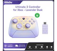 8BitDo Ultimate 2C Wireless Controller for Windows PC and Android, with 1000 Hz Polling Rate, Hall Effect Joysticks and Triggers, and Remappable L4/R4 Bumpers (Transparent Black)