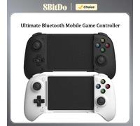 8BitDo Ultimate Bluetooth Mobile Game Controller,Gamepad with Hall Joysticks and Triggers for Android Smartphones and Tablets Black