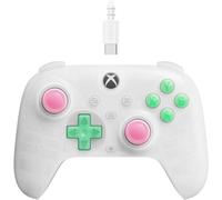 8Bitdo Ultimate Mini Wired Controller for Xbox with RGB Lighting Fire Ring, Hall Effect Joysticks and Triggers, for Xbox Series X|S, Xbox One, Windows 10/11 - Officially Licensed (Translucent White)