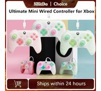 8BitDo Ultimate Mini Wired Controller with Game Pass Joystick for Xbox Series S/X, Xbox One, Windows 10/11 Gamepad Accessories Translucent Green