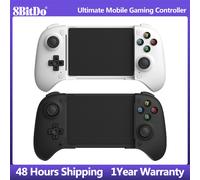 8BitDo Ultimate Mobile Bluetooth Gaming Controller，with Hall Effect Joysticks and Triggers for Android Smartphones and Tablets White