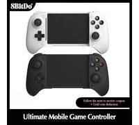 8BitDo Ultimate Mobile Game Controller，Bluetooth Gamepad with Hall Effect Joysticks Triggers for Android Smartphones and Tablets White