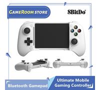 8BitDo Ultimate Mobile Gaming Controller Bluetooth Gamepad Fits Mobile Devices Ranging from100mm to 170mm in length Android 9.0 WHITE
