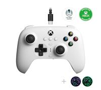 8Bitdo Ultimate Wired Controller for Xbox Series X|S, Xbox One and Windows, Hall Effect Joystick Update, PC Gaming Gamepad with Back Buttons, Trigger Vibration - Officially Licensed (White)