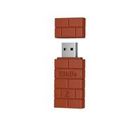 8bitdo Wireless USB Adapter 2, USB Bluetooth Adapter with OTG Cable for Switch,PC,PS Classic,Android,macOS,Raspberry Pi, Retrofreak System, Compatible with Xbox,PS,Joycons,Switch Pro Controller Brown