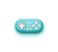 8Bitdo Zero 2 Bluetooth Gamepad Keychain Sized Mini Controller for Switch, Windows, Android, macOS & Raspberry Pi(Turquoise Edition)