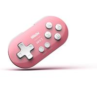 8Bitdo Zero 2 Bluetooth Gamepad Keychain Sized Mini Controller for Switch, Windows, Android, macOS & Raspberry Pi(Pink Edition)