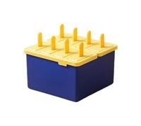 8Cavity Ice Lolly Moulds Ice Cream Molds Popsicles Molds Cream Accessaries PP Texture Box for Hand-Making Family Party Supplies