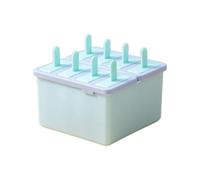 8Cavity Ice Lolly Moulds Ice Cream Molds Popsicles Molds Cream Accessaries PP Texture Box for Hand-Making Family Party Supplies