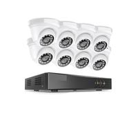 8CH 2MP HD Video Surveillance System H.265+ 5in1 5MP DVR 4X 8X 1080P Dome Outdoor Weatherproof Security Cameras CCTV(NONE,8PCS Cameras)