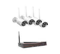 8CH 3MP Wireless Security Cameras Kit Outdoor Waterproof IP Camera Surveillance CCTV System Set With 10.1" Monitor NVR(1T,10 inch LCD system)