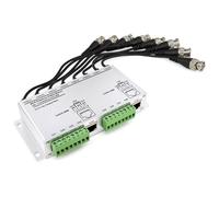 8CH Passive Video Balun Signals Transmitter For CCTV With Superior Noise Immunities Surges Protections