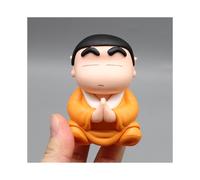 (8cm) 8cm Crayon Shin Chan Gk Buddha Good Luck Lotus Compassion Action Figure Creative Funny Kawaii Doll Model