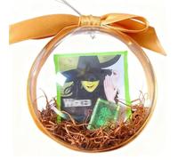 8cm Christmas Bauble Ornament - 1Pc Hanging Ball Decoration for Xmas Tree (A)