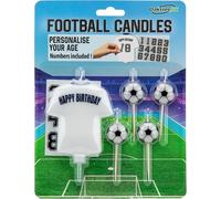 8cm Football Shirt Candle White
