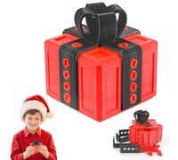 8CM Really Annoying Gift Box with Twist Storage, 3D Printed Gift Boxes Fun and Engaging Gifts DIY Puzzle Gifts Box Funny Desk Decoration for Small Jewellery Cash Valentine's Day Birthday (Red)
