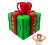 8CM Really Annoying Gift Box with Twist Storage, 3D Printed Prank Gift Boxes, Novelty Gift Wrap Boxes, Money Puzzle Gift Box for Cash Gifts, Valentine's Day Easter Birthday (A-Green)