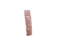 8cm Rectangular marble effect hair barrette clip slide sprung fashion (Pink)