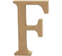 8cm Small Wooden MDF Letter Shape to Decorate - F | Wood Shapes for Crafts