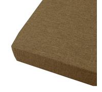 8cm Thick Bamboo Knot Fabric Bench Cushion Non-Slip & Removable Garden Pillow for Indoor/Outdoor Use Perfect for Patio Kitchen - Brownish Brown 20x28 Inches